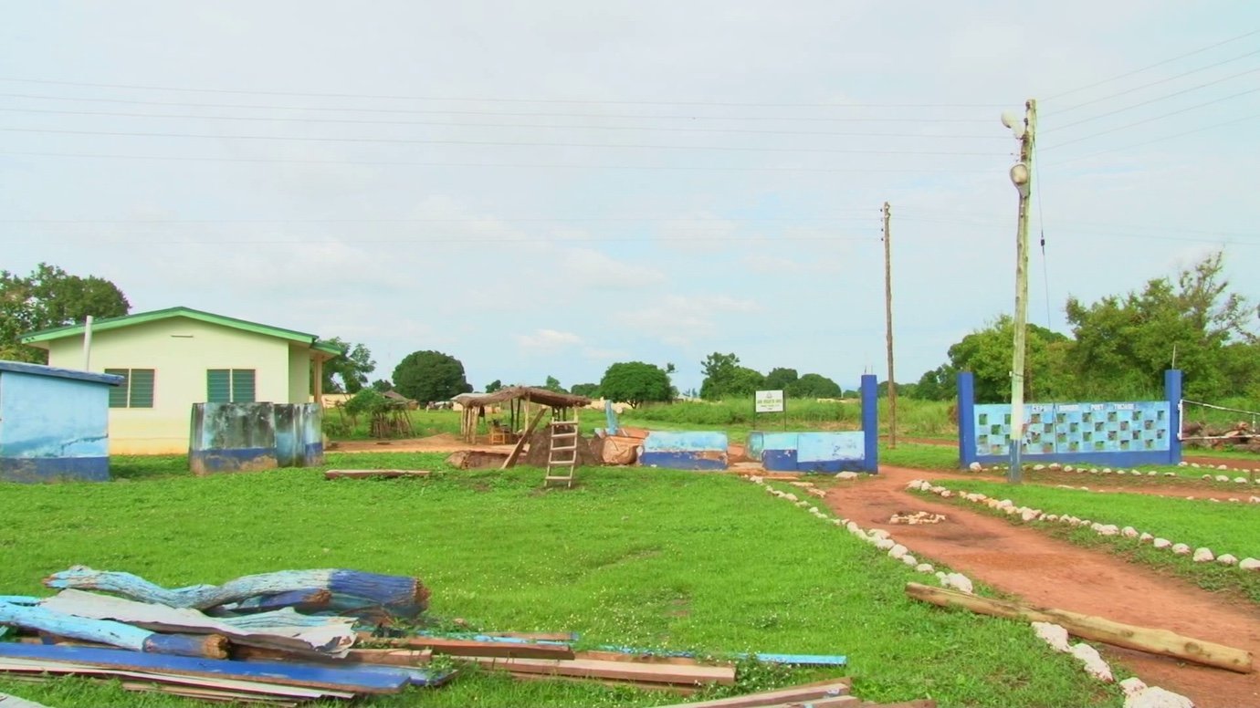 An unattended Ebola serving centre at the Menusu border post. Photo: Edem Srem
