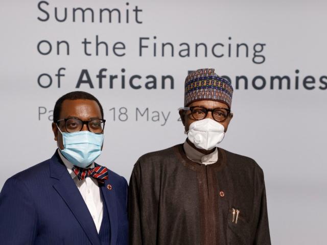 he president of the African Development Bank Akinwumi Adesina and Nigeria President Muhammadu Buhari