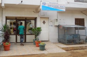 Maadji Këru Mag, seul établissement privé spécialisé dans les soins palliatifs à Dakar. (Photo : Coumba Sylla)