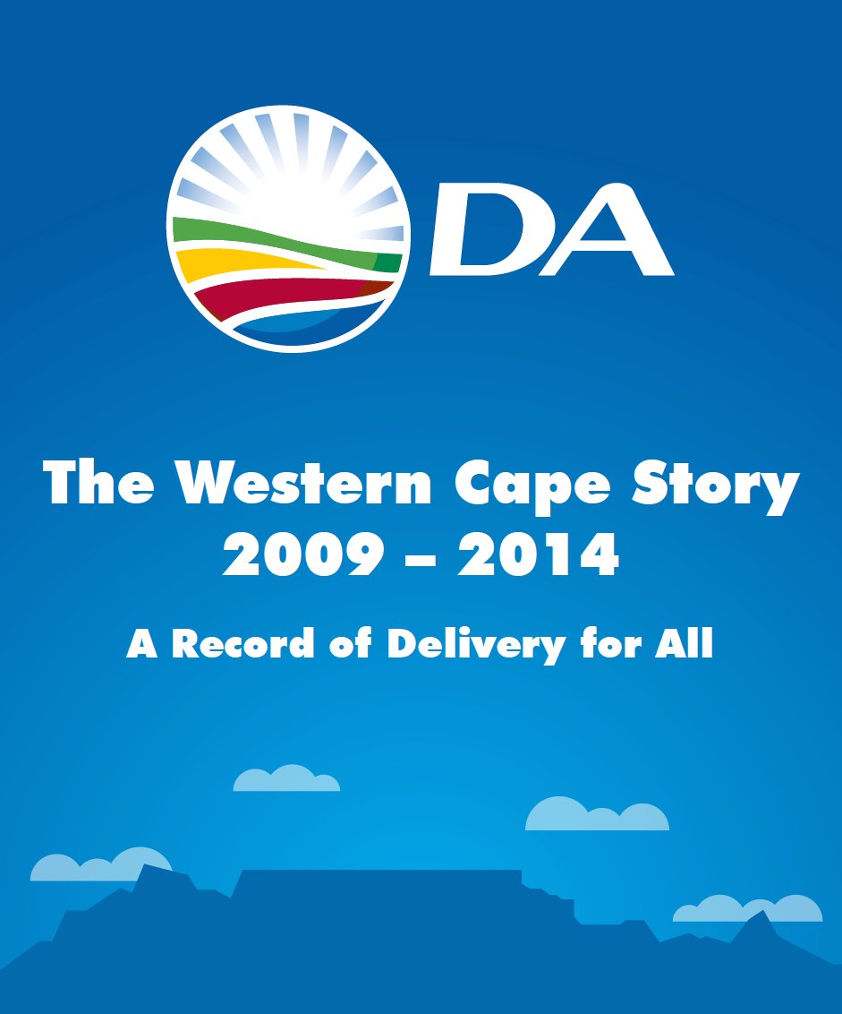 A screen grab from the video released by the Democratic Alliance to mark the launch of its "Western Cape Story" campaign