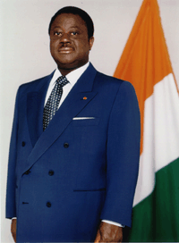 Henri Konan Bédié a été président de la République de Côte d'Ivoire de 1993 à 1999. Photo AFP