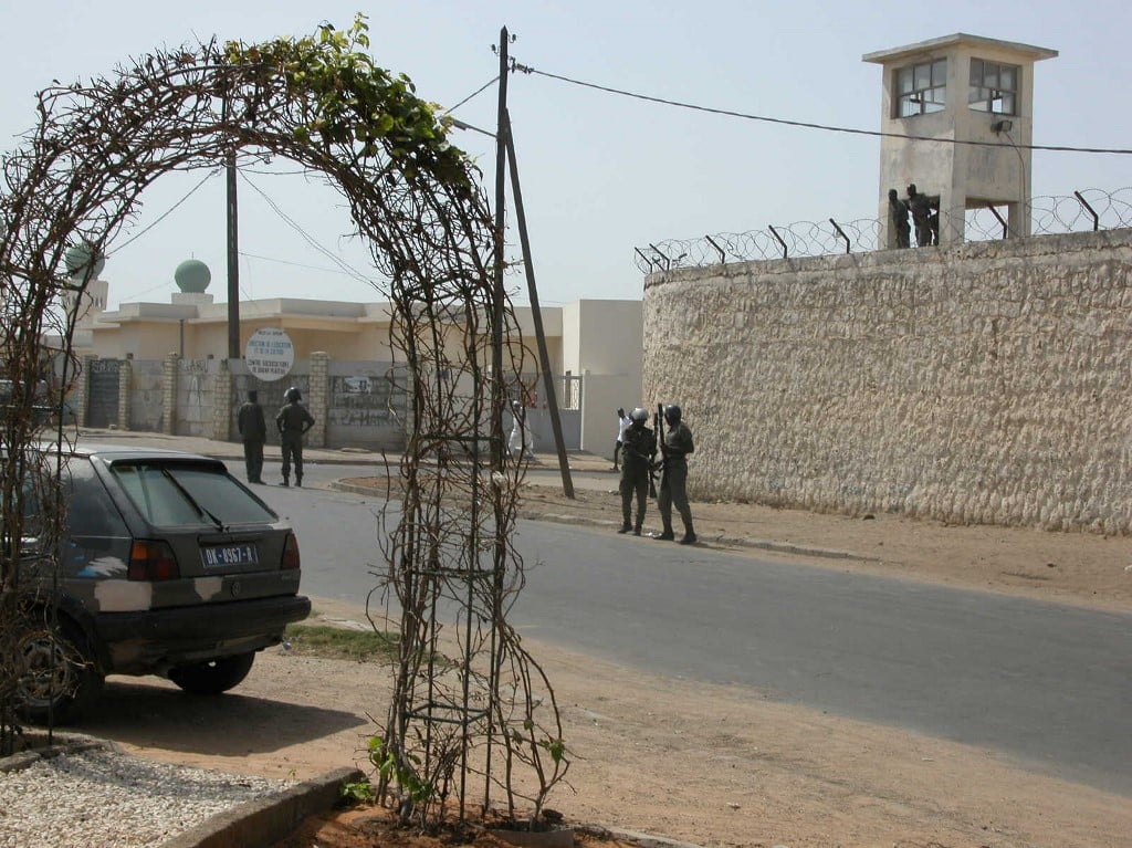 Image d'archives (juillet 2005) de la Maison d'arrêt de Rebeuss à Dakar, la capitale du Sénégal. AFP PHOTO/Mamadou Gomis