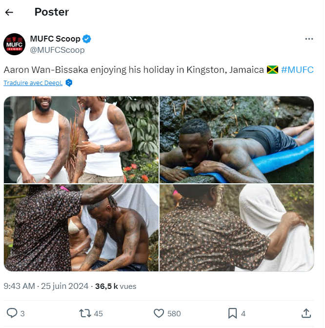 Capture d'écran de la publication