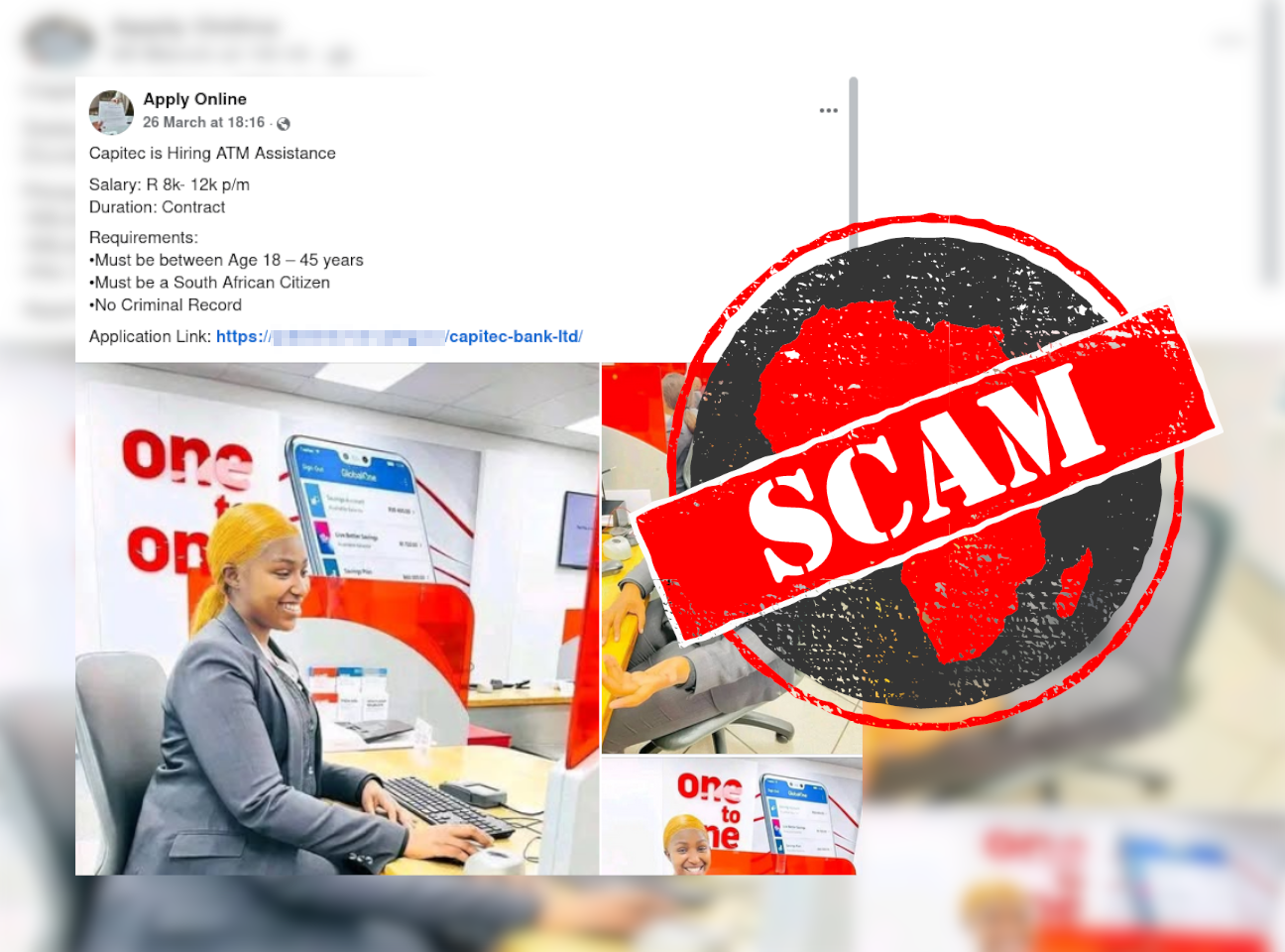 South Africa scam alert