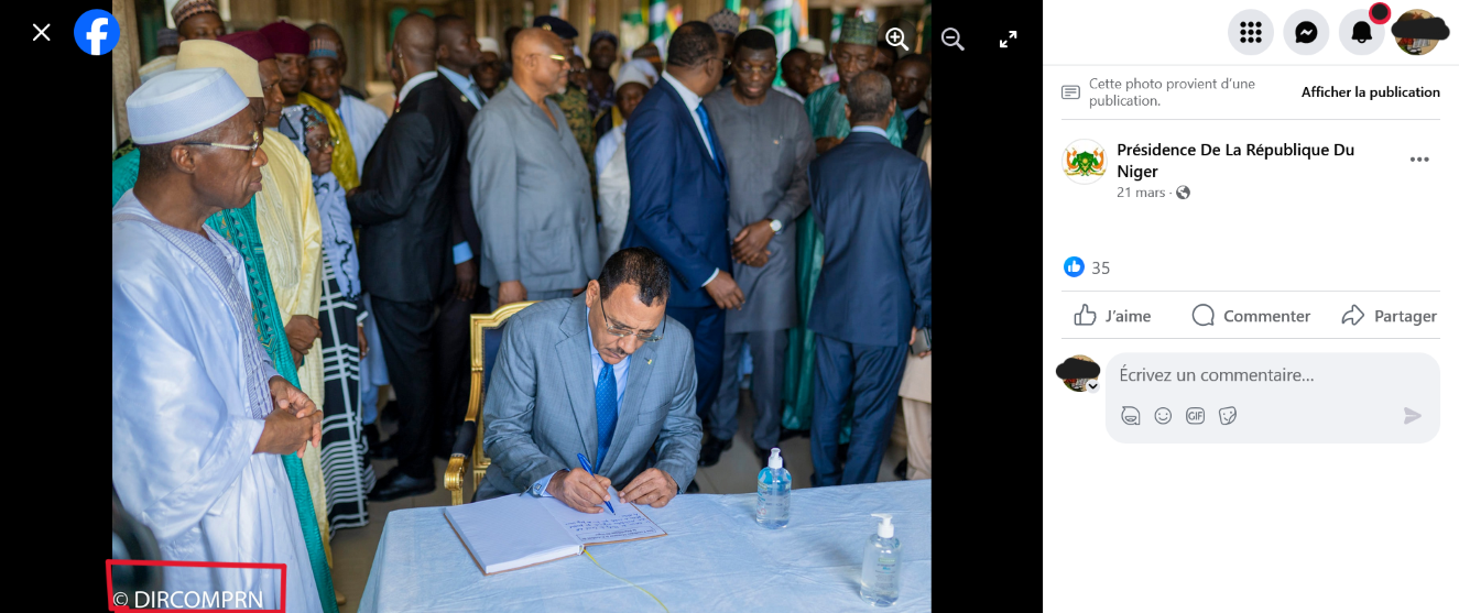 Capture 06 Meta check relu CS Niger-politique-demission-Mohamed Bazoum