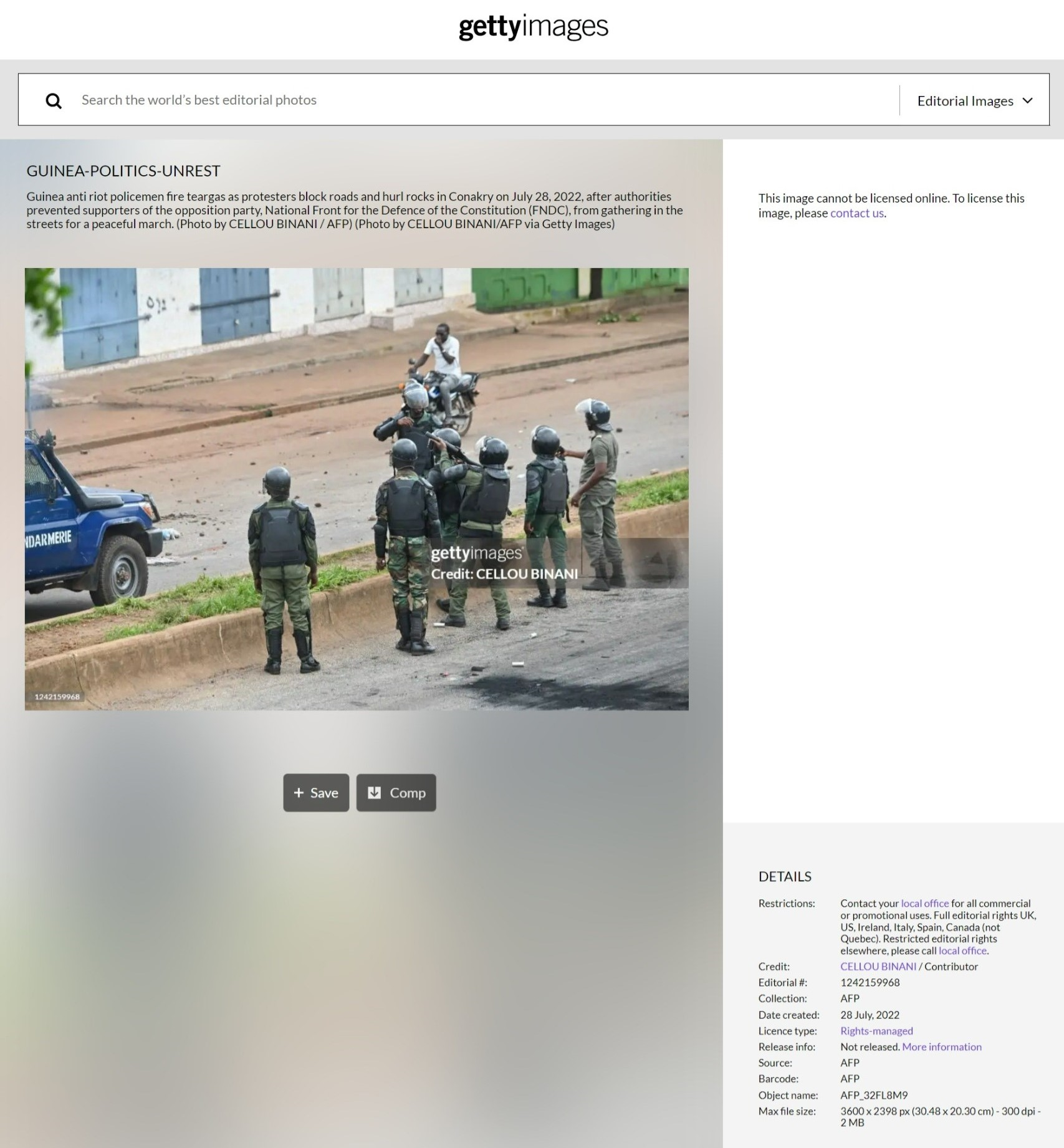 Capture d'ecran 03 Meta check relu DT-CS Guinee-presse-arrestations