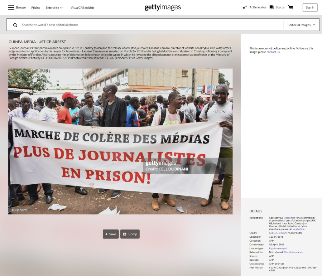 Capture d'ecran 07-1 Meta check relu DT-CS Guinee-presse-arrestations OK