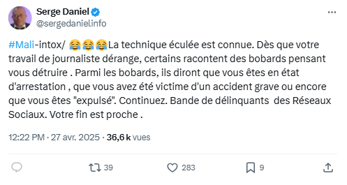 Capture d'écran de la publication 