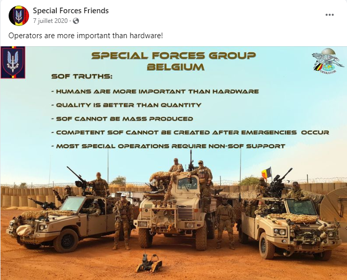 Capture d'écran de la publication