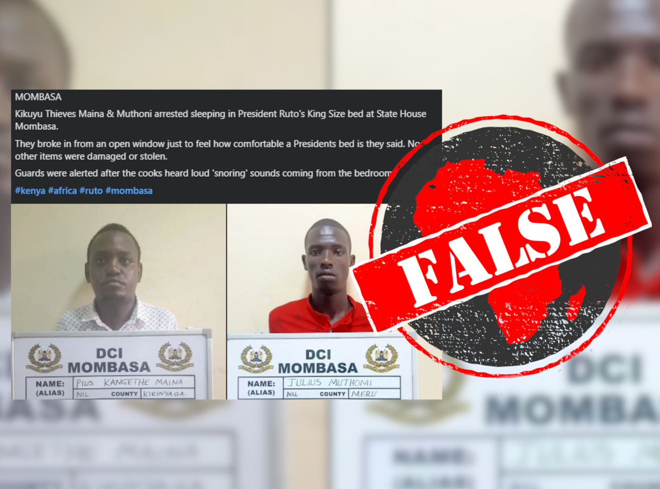 KenyansArrested_False