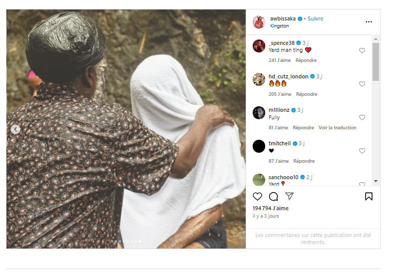 Capture d'écran de la publication