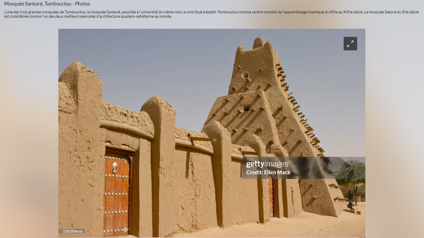 Capture d'écran de la publication