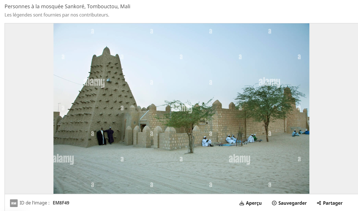 Capture d'écran de la publication