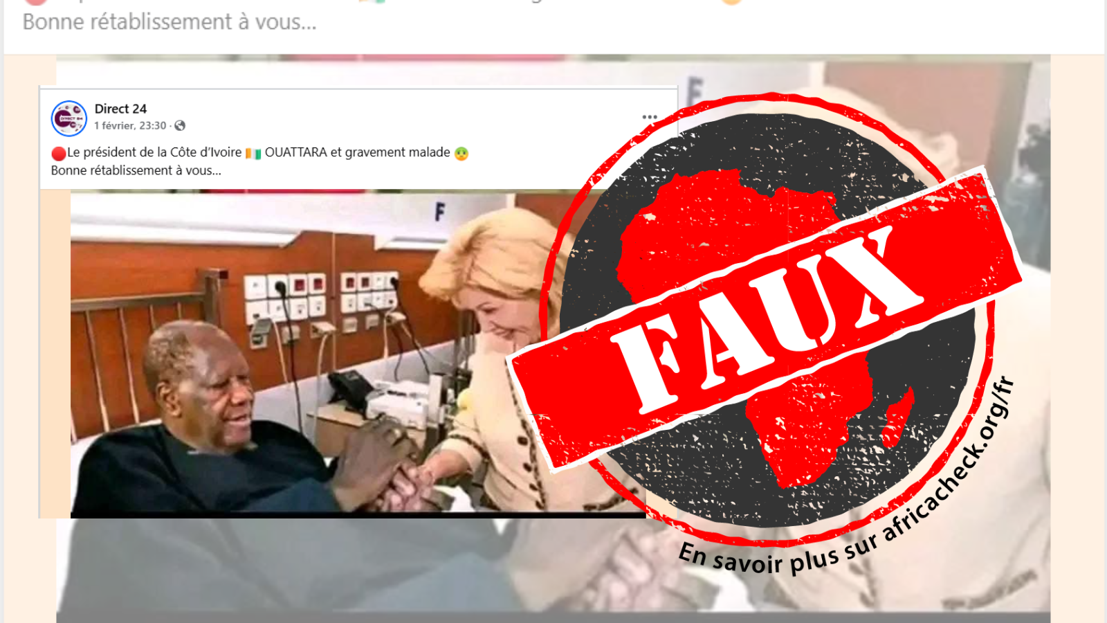 Capture d'écran de la publication