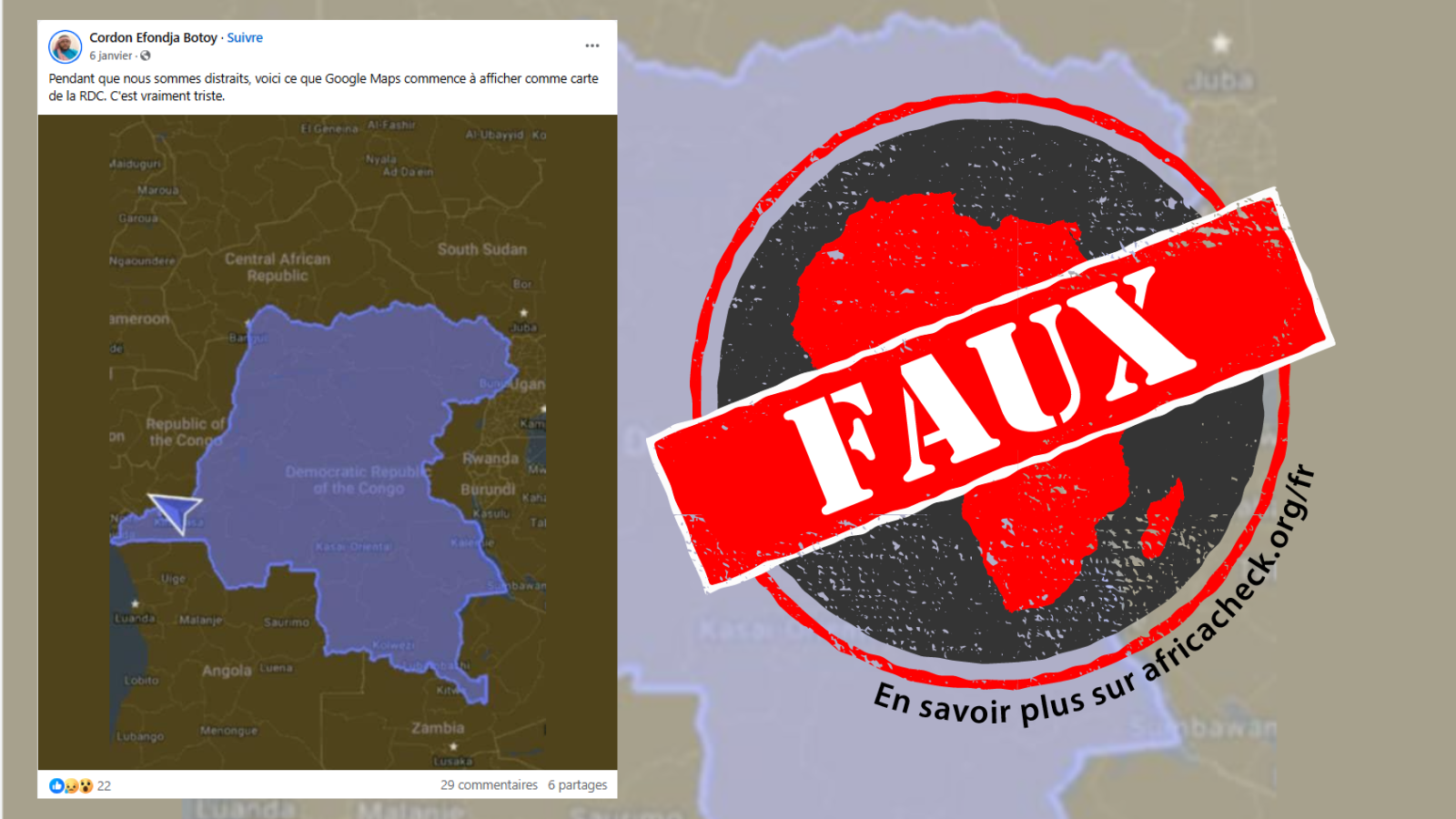 Capture d'écran de la publication