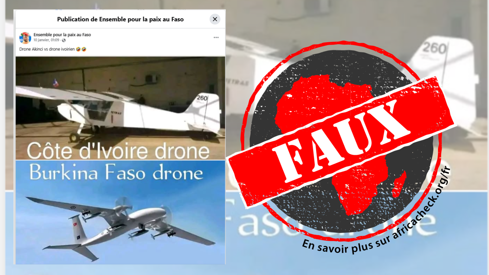 Capture d'écran de la publication