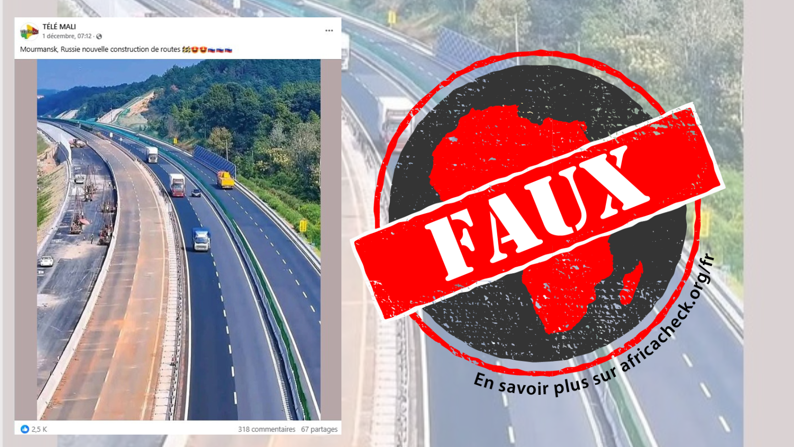 Capture d'écran de la publication