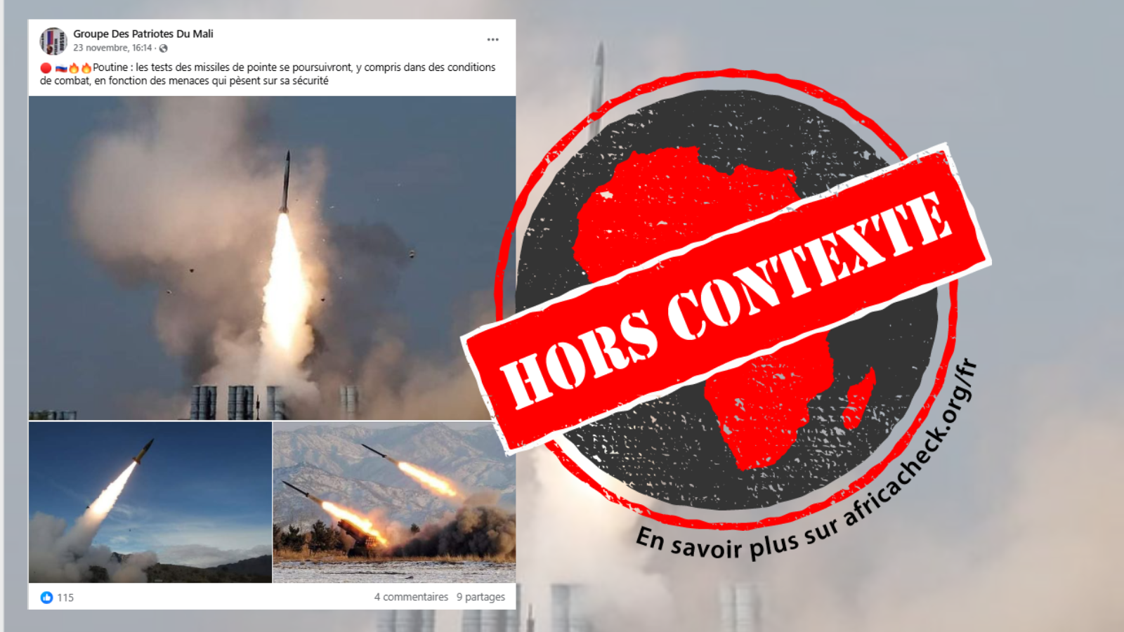 Capture d'écran de la publication