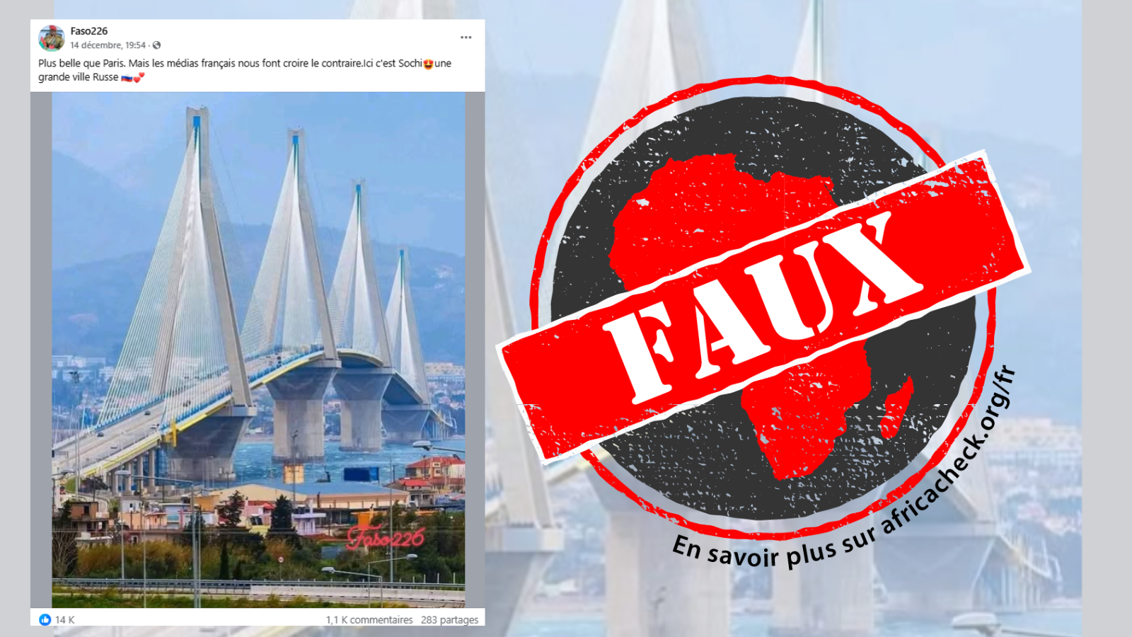 Capture d'écran de la publication