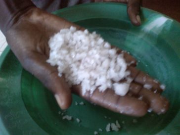 Plus de 90.000 tonnes de sel sont consommées chaque année au Sénégal. Photo Africa Check.