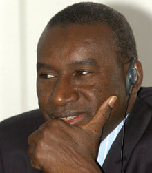 Sidiki Kaba, ministre sénégalais de la Justice. Photo AFP