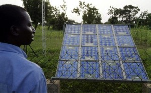 Le Sénégal mise sur le solaire pour augmenter le taux d'accès à l'électrcité. Photo AFP