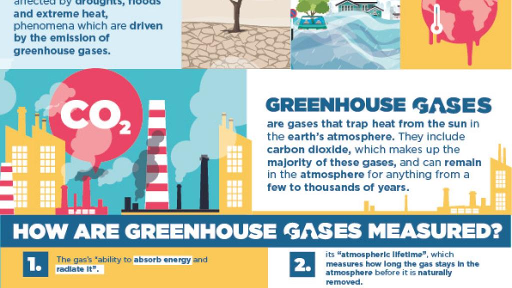greenhouse gases infographic