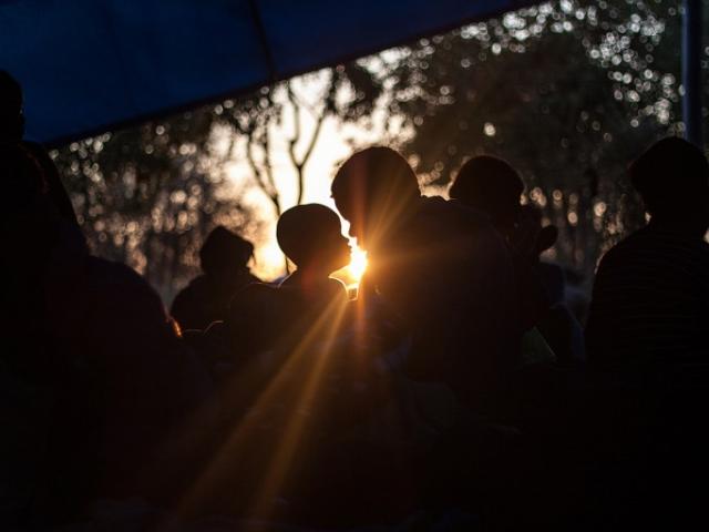 Zimbabwean nationals camping at the Beitbridge border ahead of their repatriation following xenophobic attacks in South Africa in April 2015. Photo: AFP/ZINYANGE AUNTONY