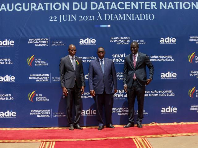 Inauguration du datacenter national du Sénégal, le 22 juin 2021 à Diamniadio