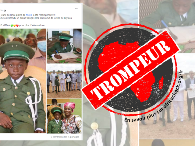 Capture d'écran de la publication