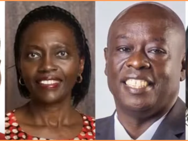 A montage of Kenya's running mates in AUgust 2022 elections