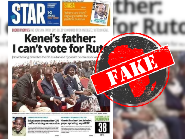 StarNewspaperRuto_Fake