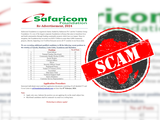 SafaricomJob_Scam
