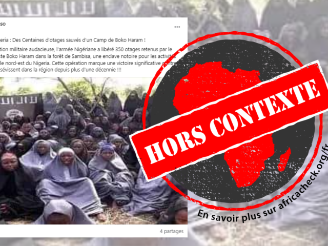 Capture d'écran de la publication