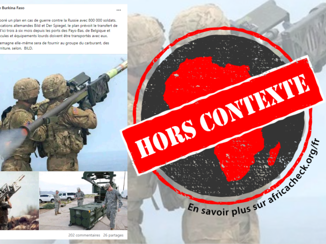 Capture d'écran de la publication