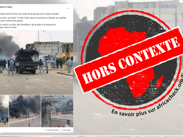 Capture d'écran de la publication