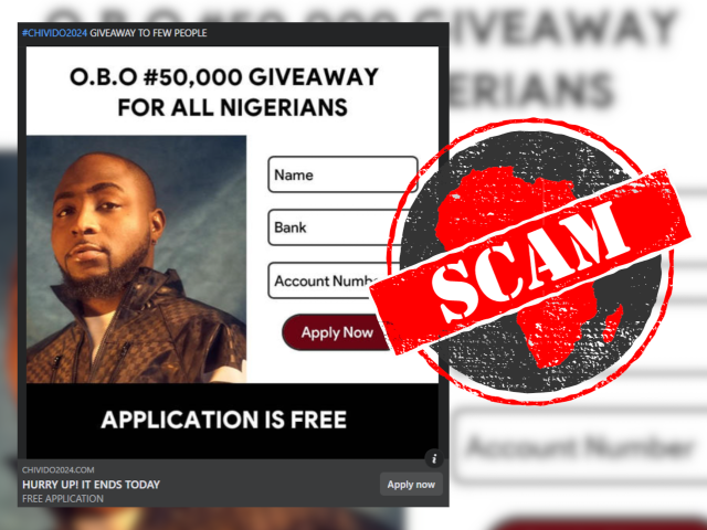 DavidoGiveaway_Scam