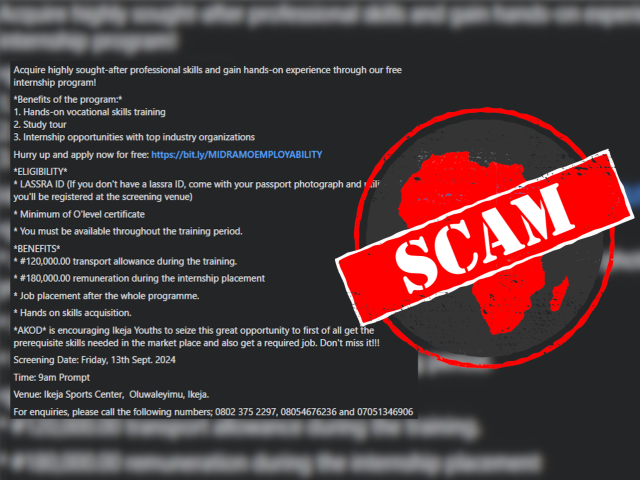 Nigerians beware, Lagos state employment fund not offering free ...