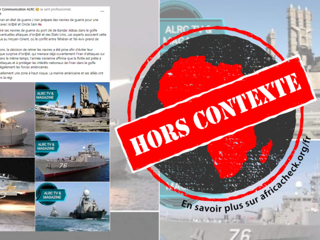 Capture d'écran de la publication