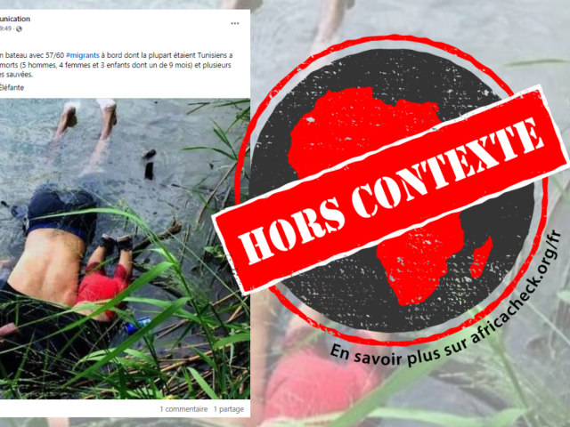 Capture d'écran de la publication