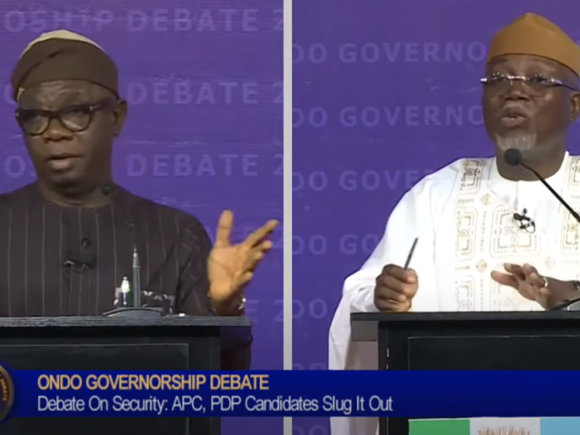 Ondo state 2024 governor debate