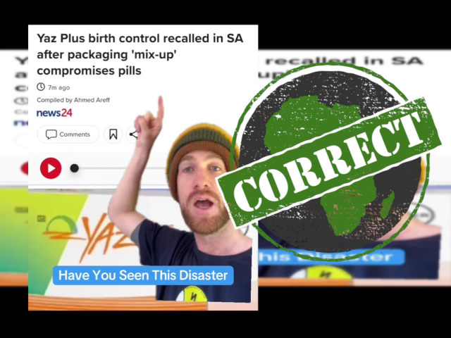 Correct claim about the recall of Yaz Plus birth control