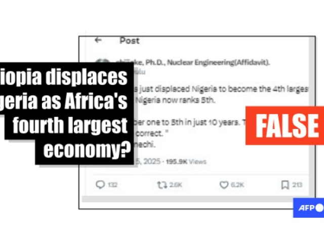 AFP graphic of Nigeria claim