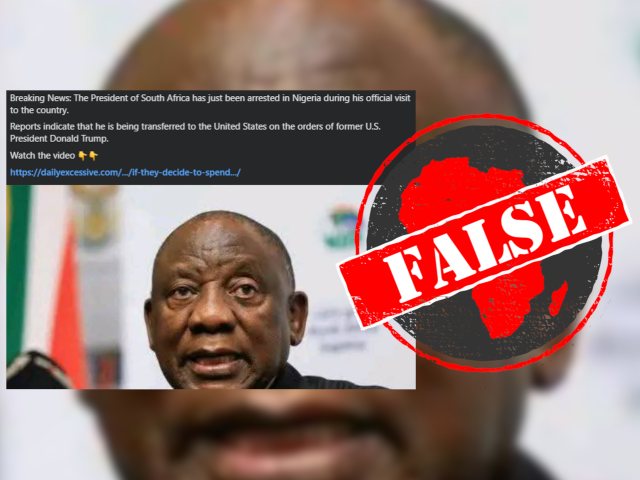 RamaphosaArrest_False