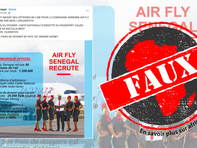 Capture d'écran de la publication