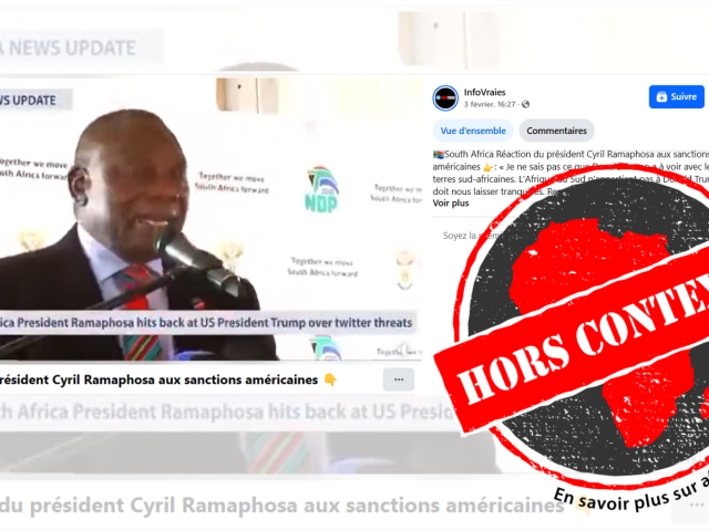 Capture d'écran de la publication