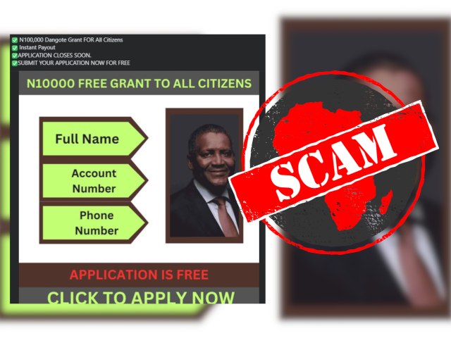 DangoteGiveaway_Scam