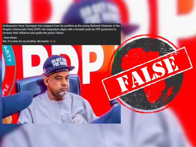 No Chairperson Of Nigeria S Main Opposition Pdp Hasn T Resigned