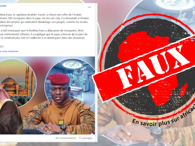 Capture d'écran de la publication