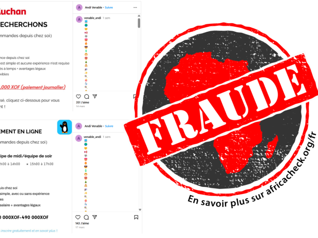 Capture d'écran de la publication